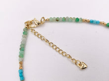 Load image into Gallery viewer, Delicate Chrysoprase, Magnesite & Pearl Necklaces 18K Gold Plated Copper Cute Choker Finished Necklace 16" Price For 1 Necklace