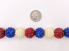 Cargar imagen en el visor de la galería, Cuentas acrílicas de diamantes de imitación de 16 mm, cuentas navideñas de resina de chicle con brillo redondo brillante para fabricación de joyas de 6,5" | Disponible en 49 colores