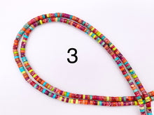 Cargar imagen en el visor de la galería, 2x4mm Dyed Composite Variscite/Sea Sediment/Impression Jasper Beads Heishi Beads Price Per Strand