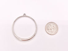 Load image into Gallery viewer, 34mm Pewter Circle Pendants Bulk Order in Light Gold, Gold, Matte Gold, Silver, Brass, Gunmetal and Copper