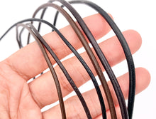 Cargar imagen en el visor de la galería, Collar de cuero de vaca griego genuino con cierres de plata de ley 925 | Collares de cuero resistentes y duraderos de 16" 18" 20"