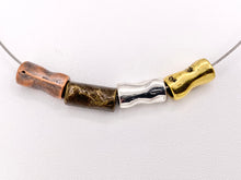 Cargar imagen en el visor de la galería, 6x11mm Tubo de peltre Agujero grande Barril Espaciador Cuentas Oro, Plata, Bronce, Cobre Pedido a granel 125 gramos