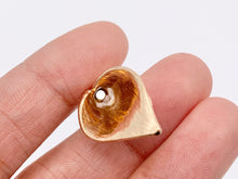 Cargar imagen en el visor de la galería, 15x26mm Pewter Leaf Shape Beads Borla Cap Bead Cap Pedido a granel en oro mate, oro, plata, latón y bronce