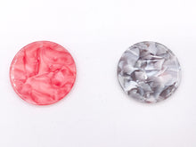 Cargar imagen en el visor de la galería, Pendientes de acetato de 31mm/40mm con forma de moneda y círculo hueco, accesorios para pendientes de acetato para fabricación de joyas, 8 Uds./10 Uds.