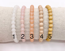 Cargar imagen en el visor de la galería, 6mm Glass Druzy Beaded Stretchy Bracelets Imitation Druzy Glass Bracelets 7" 1 PC