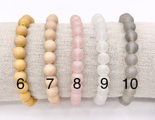 Cargar imagen en el visor de la galería, 8mm Glass Druzy Beaded Stretchy Bracelets Imitation Druzy Glass Bracelets 7" 1 PC