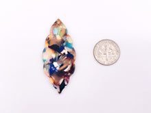 Cargar imagen en el visor de la galería, Pendientes de acetato Marquis de 22x50mm, colgantes, accesorios de pendientes de acetato para la fabricación de joyas, 5 colores disponibles, 10 Uds.