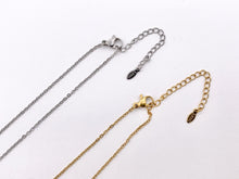 Cargar imagen en el visor de la galería, Delicate MOP Butterfly Necklace Gold/Silver Plated Stainless Steel Dainty Flexible Minimalist Finished Necklace 16" with Extension Link