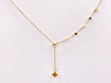 Cargar imagen en el visor de la galería, Delicate Slider Dangle Necklace Gold/Silver Plated Stainless Steel Dainty Flexible Minimalist Finished Necklace 16" with Extension Link