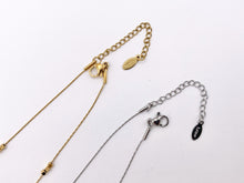 Cargar imagen en el visor de la galería, Delicate Nugget Necklace Gold/Silver Plated Stainless Steel Dainty Flexible Minimalist Finished Necklace 16" with Extension Link
