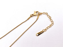 Cargar imagen en el visor de la galería, Delicate Bowtie Necklace Gold Plated Stainless Steel Dainty Flexible Minimalist Finished Necklace 16" with Extension Link