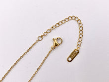 Load image into Gallery viewer, Delicate Bowtie Necklace Gold Plated Stainless Steel Dainty Flexible Minimalist Finished Necklace 16" with Extension Link