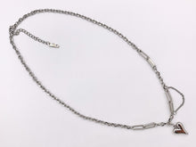 Cargar imagen en el visor de la galería, Delicate Dangle Heart Pendant Necklace Gold/Silver Plated Stainless Steel Finished Necklace 16" with Extension Link