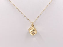 Cargar imagen en el visor de la galería, Cute Dainty CZ Cube Lucky Dice Charms Casino Charms in CZ Pave plated in 18K Gold Copper Base 6 PCS
