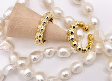 Load image into Gallery viewer, Dainty Cute Simple Stackable CZ Pave Beaded Minimalist 18K Gold Plated Ring 6 PCS