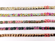 Cargar imagen en el visor de la galería, 6mm High Quality Crystal Square Faceted Shiny AB Color Crystal Beads Strand Available in 22 Colors 1 Strand