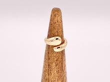 Cargar imagen en el visor de la galería, 18K Gold Plated Simple Bypass Ring 5pcs