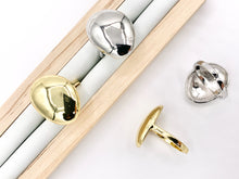 Cargar imagen en el visor de la galería, 18K Gold and Platinum Plated Plain Oval Irregular Shaped Adjustable Ring 5 pcs