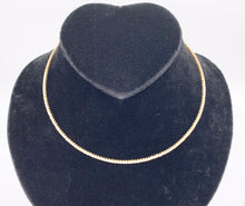 Load image into Gallery viewer, Tennis Choker Delicate Flexible 18K Gold/Platinum Plated Dainty Minimalist Fancy Tennis Choker 2 pcs