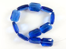 Load image into Gallery viewer, Faceted Shiny 18x26mm Dyed Glass Rectangle Crystal Strands (23 Colors Available!!) Around 11-12"
