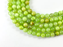 Load image into Gallery viewer, Natural Green Calcite Beads Bright Neon Green Round Shiny Polished Smooth Natural Stone Beads 6mm 8mm 10mm 12mm Around 14-15"