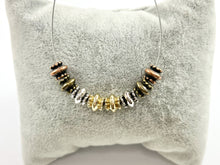 Load image into Gallery viewer, 6x7mm Pewter Rondelle Spacer Beads Antique Gold, Silver, Bronze, Copper 125 Grams Bag