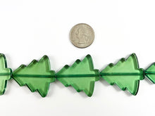 Cargar imagen en el visor de la galería, 39x40mm Bulk Order Acrylic Transparent Christmas Tree Beads Holiday Decor Beads in Green/ Hot Pink/ Light Pink/ Clear/ Smoky