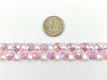 Load image into Gallery viewer, 8x10mm High Quality Crystal Briolette Faceted Shiny Puffy Teardrop Top Drilled Crystal Beads Strand