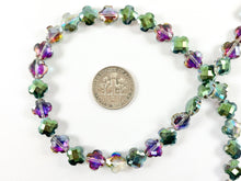 Load image into Gallery viewer, 8mm High Quality Crystal Mini Clover Faceted Shiny Four Leaf Beads Quatrefoil Crystal Beads Strand Available in 6 Colors