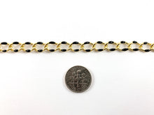 Cargar imagen en el visor de la galería, Cadena Cubana de Cobre Chapada en Oro de 18K y Esmaltada