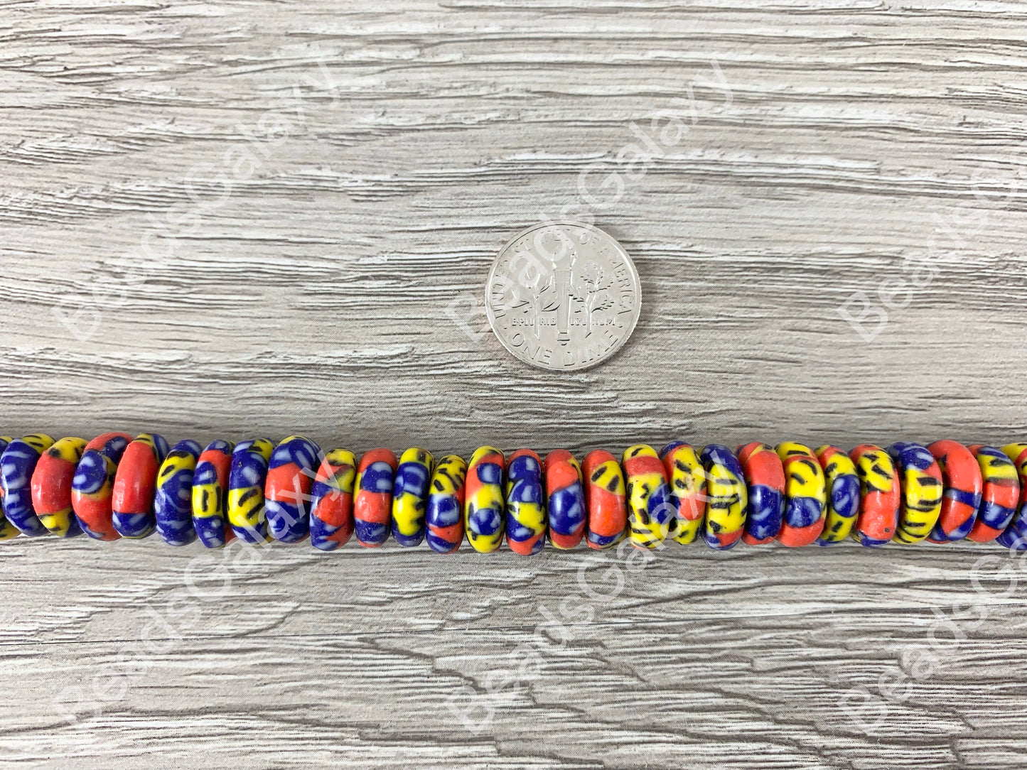 Handmade Recycled Sankas Glass Beads From Ghana Africa