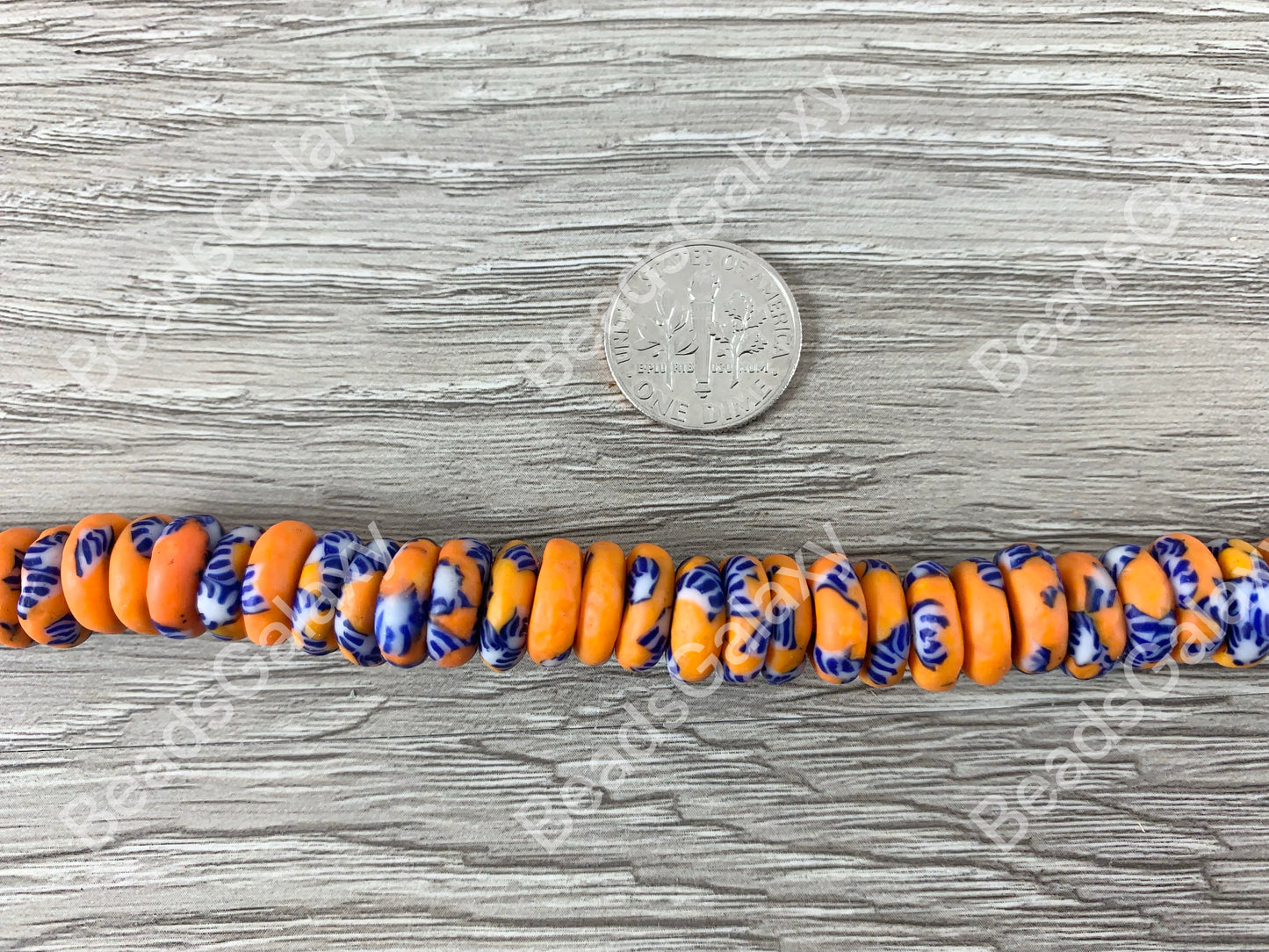 Cuentas de vidrio Sankas recicladas hechas a mano de Ghana África