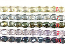 Load image into Gallery viewer, Faceted Shiny 20x24mm Dyed Glass Oval Crystal Beads 24 Colors Available Around 12"