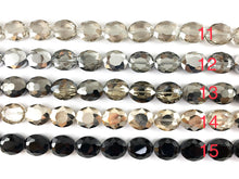 Load image into Gallery viewer, Faceted Shiny 20x24mm Dyed Glass Oval Crystal Beads 24 Colors Available Around 12"