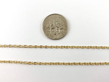 Cargar imagen en el visor de la galería, Cadena satelital minimalista y delicada de latón chapado en oro de 18 quilates para hombres y mujeres, fabricación de collares y pulseras