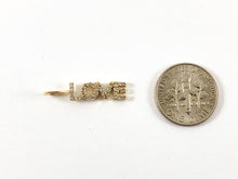 Cargar imagen en el visor de la galería, Encanto "LOVE" pavimentado de cobre chapado en oro/plata de 18 quilates, 8 piezas