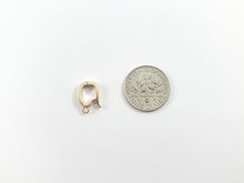 Cargar imagen en el visor de la galería, Fianzas para colgantes en chapado en oro o plata de 18 quilates CZ Pave Dainty Snap Open Fianzas 8 piezas