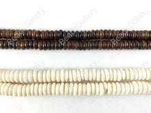 Load image into Gallery viewer, Bone Rondelle Spacer Beads From Africa
