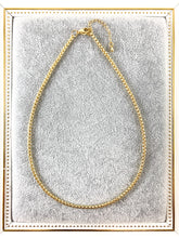 Load image into Gallery viewer, Delicate 18K Gold/Platinum Plated Dainty Minimalist Box Chain Necklace