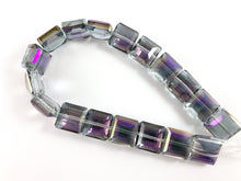 Load image into Gallery viewer, Faceted Shiny 13mm Glass Square Crystal Strands