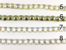 Load image into Gallery viewer, Faceted Shiny 12mm Glass Coin Crystal Strands