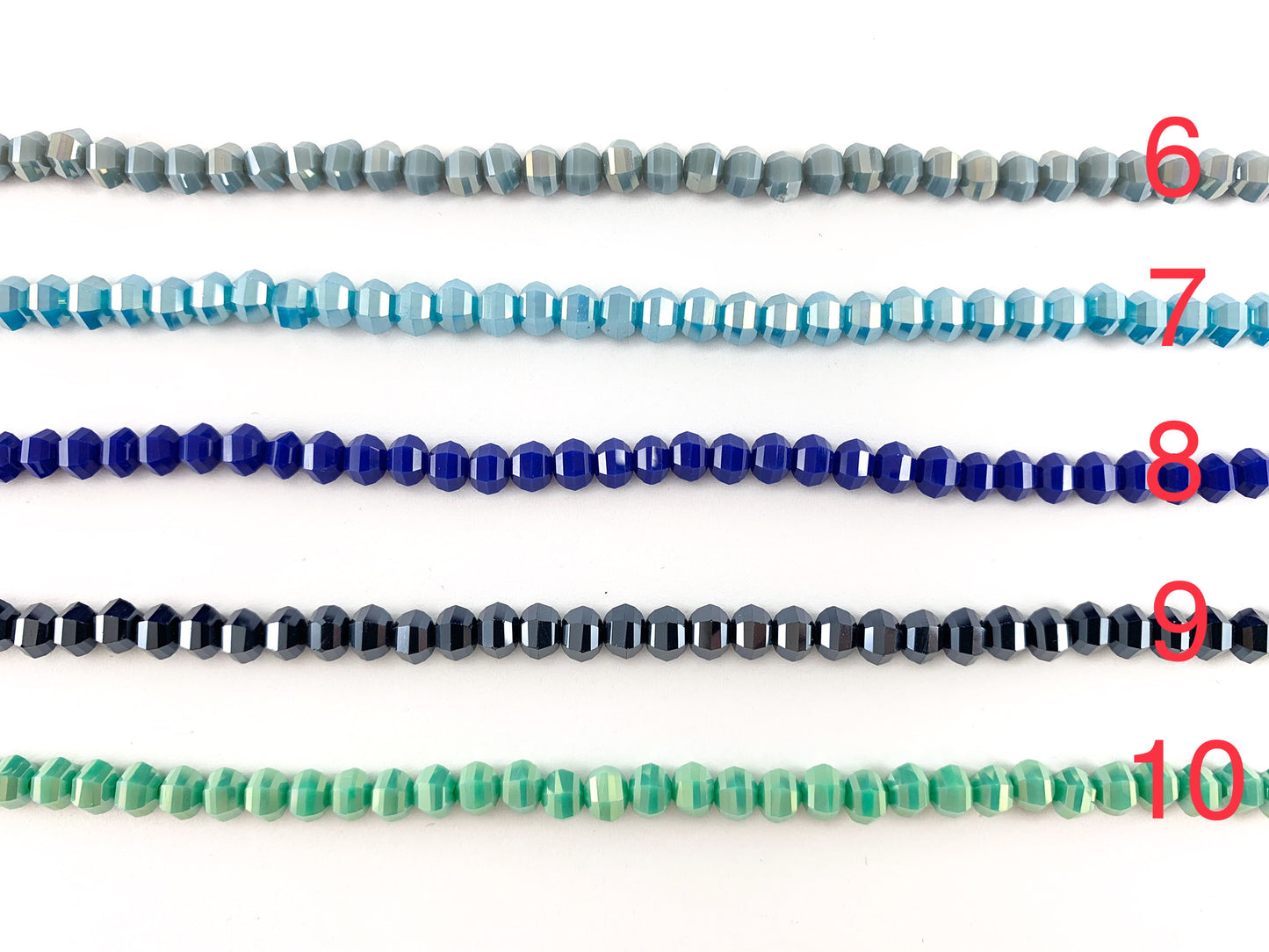 Faceted 36 Cut Shiny 5-6mm Dyed Jade Glass Pumpkin Shape Rondelle Crystal Strands