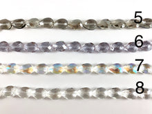 Load image into Gallery viewer, Faceted Shiny 13x18mm Dyed Glass Teardrop Crystal Strands