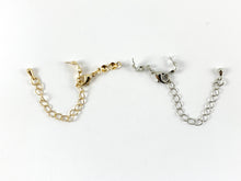 Load image into Gallery viewer, 18K Gold/Silver Plated 2 inch Extender Chain with Lobster Clasp and Crimps Component for Jewelry 10pcs