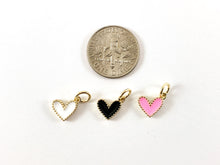 Load image into Gallery viewer, Real Gold 18K Plated Enamel Butterfly Charm Over Copper 10 pcs