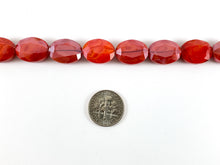 Load image into Gallery viewer, Faceted Shiny 12x16mm Dyed Jade Glass Oval Crystal Strands