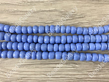Load image into Gallery viewer, Handmade Periwinkle Sankas Glass Beads From Ghana Africa