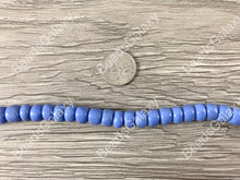 Load image into Gallery viewer, Handmade Periwinkle Sankas Glass Beads From Ghana Africa