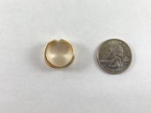 Cargar imagen en el visor de la galería, 18K Gold Plated Rope Weave Minimalist Adjustable Ring over Copper 5pcs