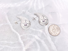 Load image into Gallery viewer, Lightweight Drop Puffy Earrings in 18K Gold or Silver Plated Copper 3 pairs
